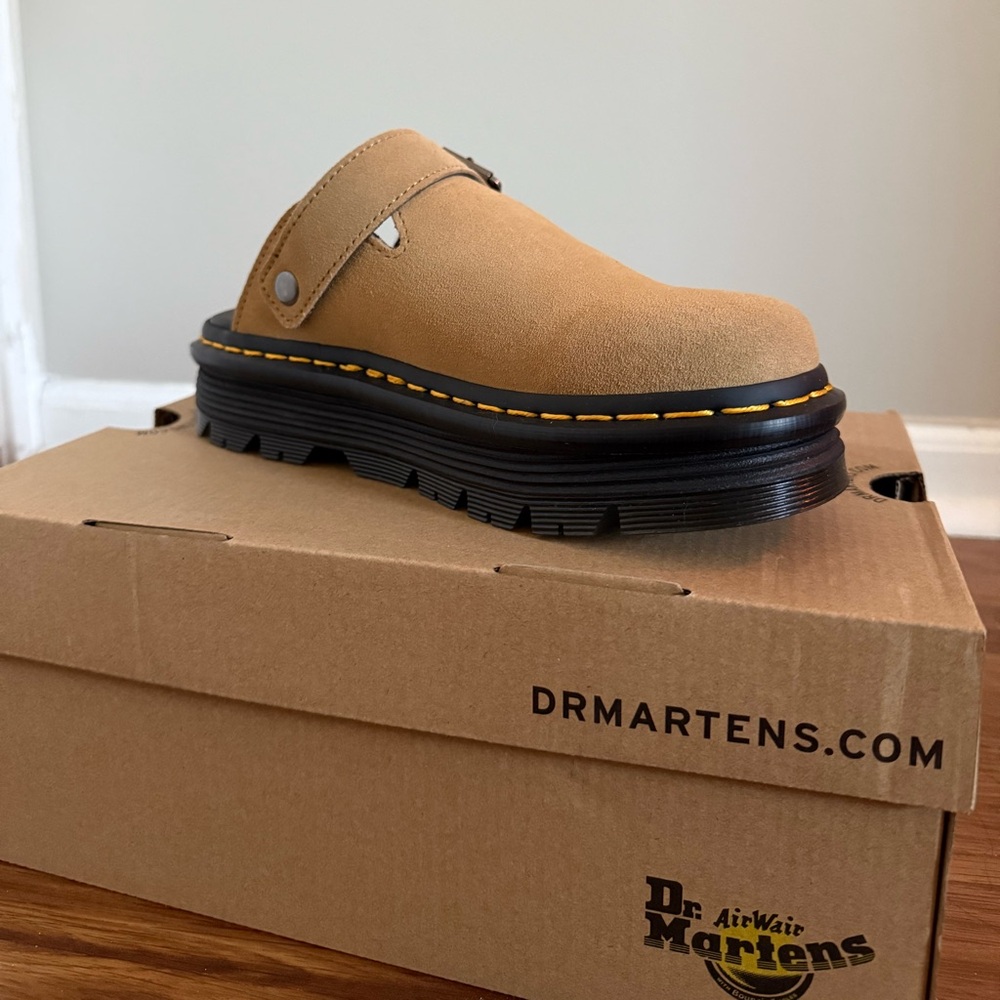 Dr. Martens Camel Slip-On Loafers